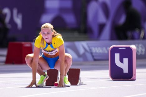 Nora Lindahl on menestynyt Ruotsin väreissä niin junioreissa kuin yleisessä sarjassa. Kuva Pariisin olympialaisista.