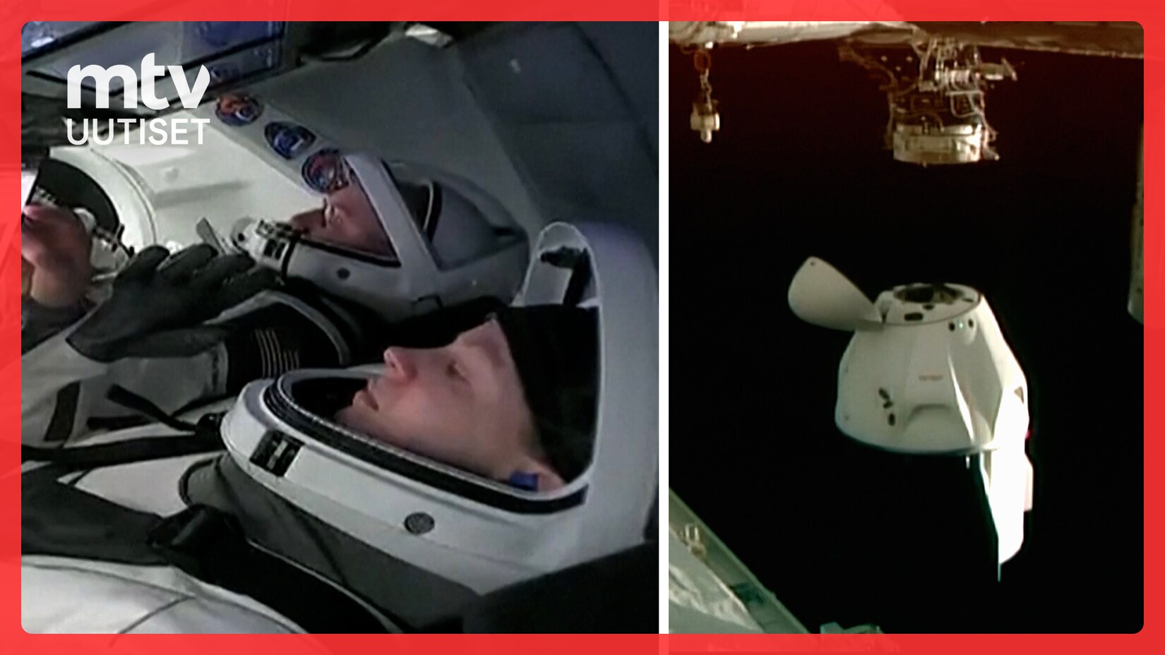 Näin astronautit lähtivät historialliselle matkalle kansainväliseltä avaruusasemalta