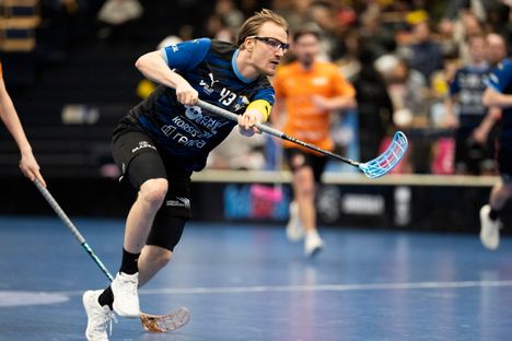 Ilmari Aarela oli fiiliksissä tappiosta huolimatta.