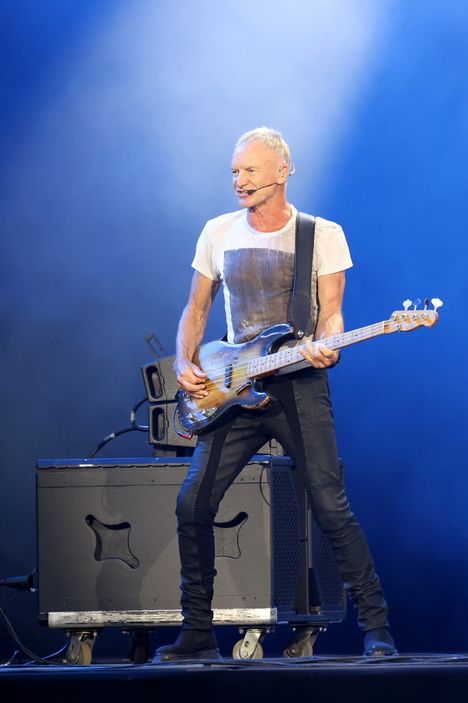 Sting esiintyi Pori Jazzissa heinäkuussa 2025.