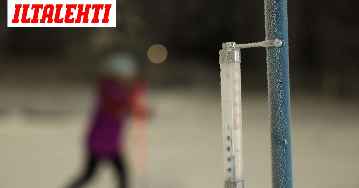 Kova kylmyys etelään