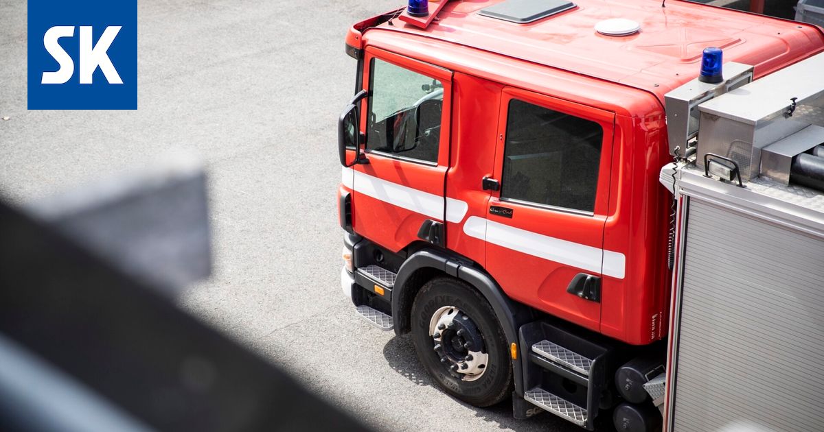 Huuvassa syttynyt palo aiheutti suurhälytyksen