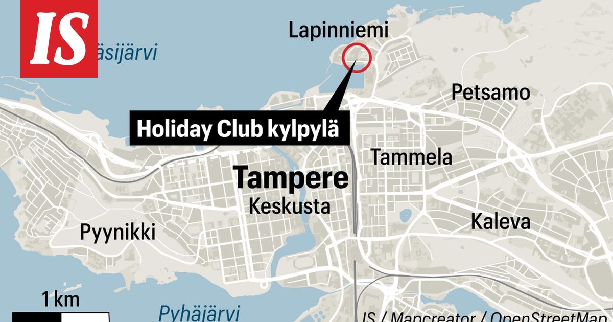 Kylpylän kiuas kärysi Tampereella – paikalle 22 pelastuslaitoksen yksikköä