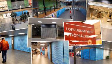 Kauppakeskus teippailee tyhjiä liiketiloja piiloon Kotkassa – kysyimme, miksi 11 liikettä päätti lähteä vuoden aikana | Kymenlaakso