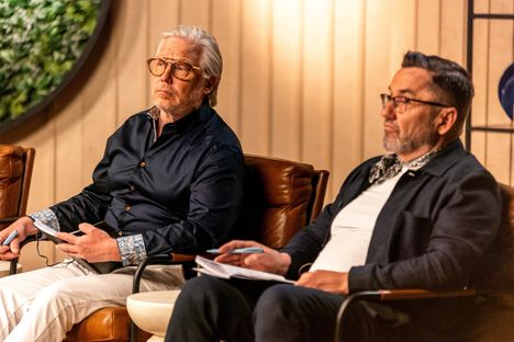 – Kaikki ei ees näkynyt telkkarissa, mitä sieltä Jukan susta kuuli. Mutta siitä on ehkä selvitty jo, Tyykiluoto kertoo Tiktokissa. Kuvassa päätuomari Jyrki Sukula ja tuomari Jukka Kurttila.