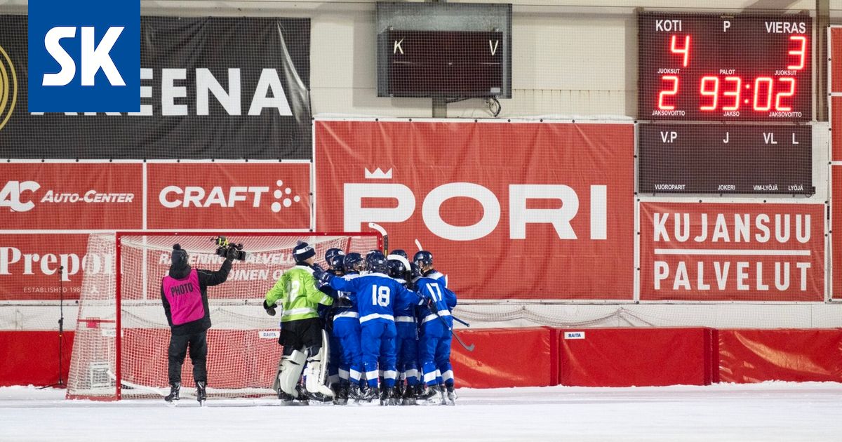 Porilainen ennätysyleisö todisti Suomen sensaatiovoittoa