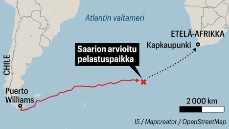 Jari Saario lähti 11. marraskuuta matkaan Chilestä.