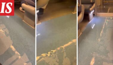 VR:n Intercity-junan lattia tulvi - Ilta-Sanomat