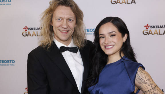 Jukka ja Chcachi Hildén vuoden 2024 Iskelmä-gaalassa.