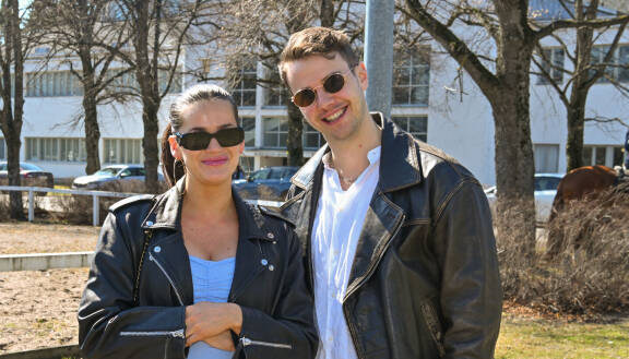 Johanna Puhakka ja Samuel Glassar kesällä 2024.