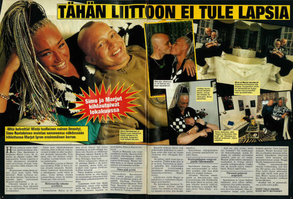 Simo kehui Marjutin olevan ulkoisesti täydellinen. Marjut taas mieltyi Simon auktoriteettiin.