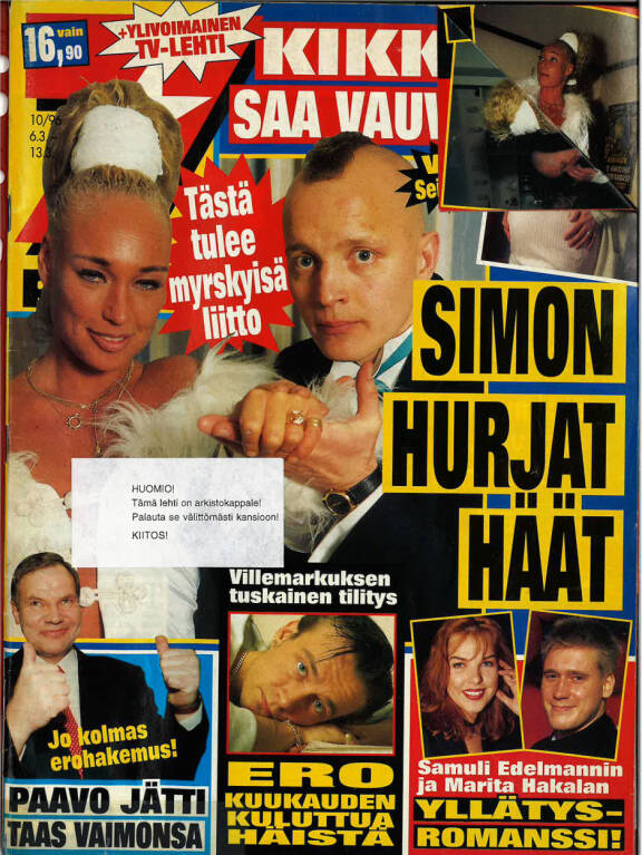 Pariskunta pääsikin naimisiin pikavauhdilla.