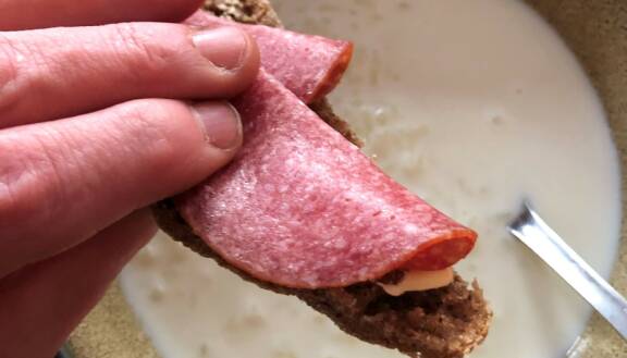 Riisivelliä ja metvurstileipää