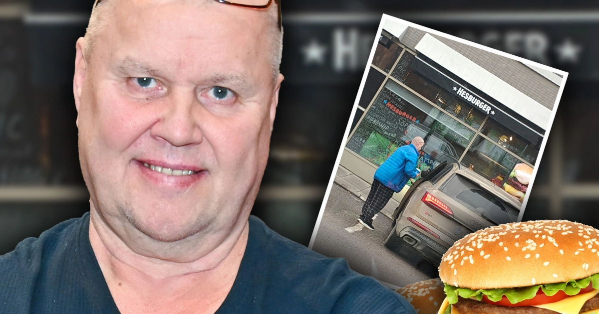 Timo Jutila kommentoi Seiskalle visiittiään Hesburgeriin
