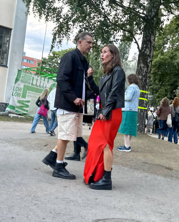 Sanna on viihtynyt kesäisin Flow-festareilla. Arkistokuva 2024.