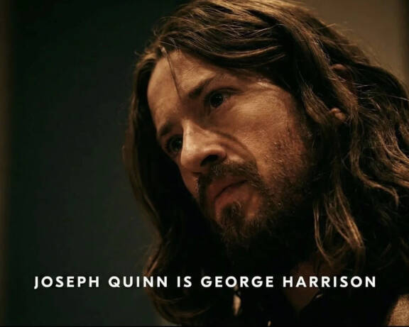 Joseph Quinn on George Harrison.