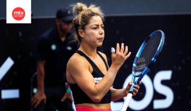 Meksikolaisen Renata Zarazúan selkä oli pahanut pahoin Tasmaniassa järjestettävän tennisturnauksen yhteydessä.