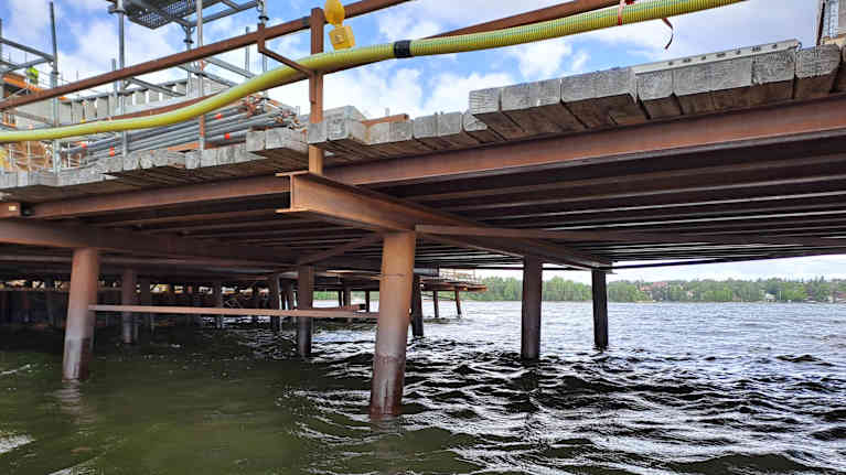 Veneturman tapahtumapaikka.