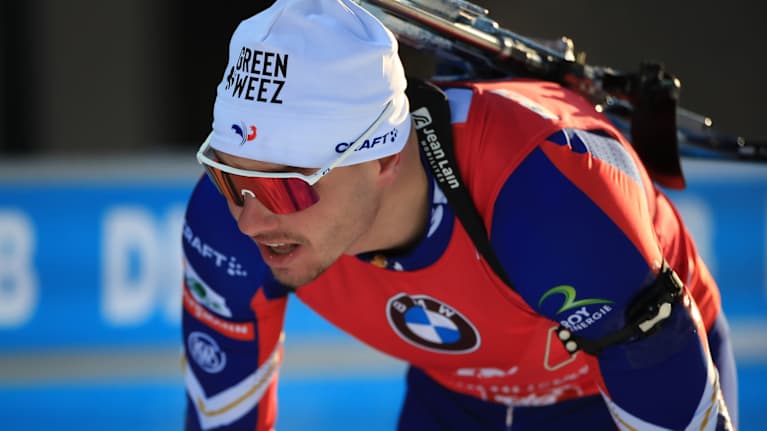 Emilien Jacquelin Hochfilzenissä.