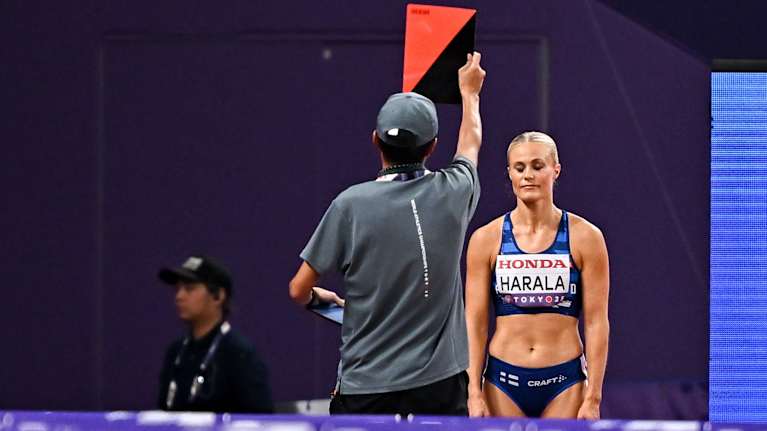 Lotta Harala vilppilähdön takia ulos MM-välierästä.