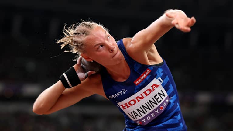 Saga Vanninen ei onnistu kuulassa.