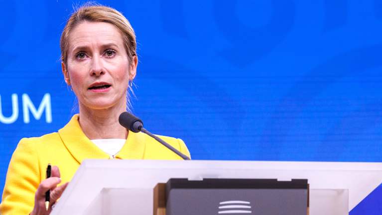 EU:n ulkosuhdejohtaja Kaja Kallas. 