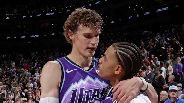 Utah Jazzia edustavat koripalloilijat Lauri Markkanen ja Keyonte George.