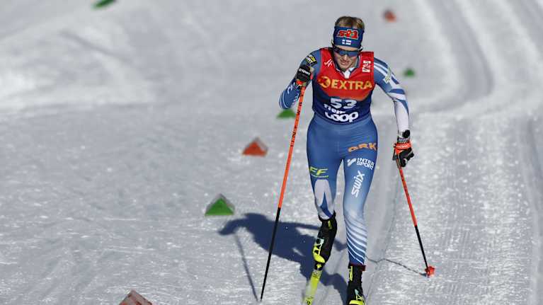 Vilma Nissinen sprintin karsinnassa 3.1.2026.