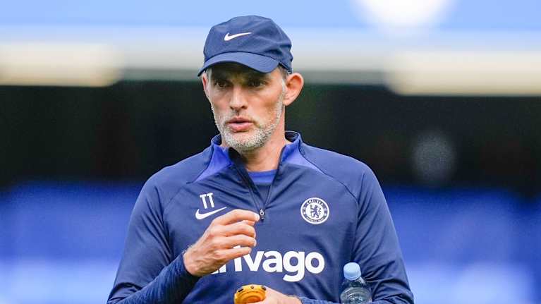 Thomas Tuchel Chelsean päävalmentajana.