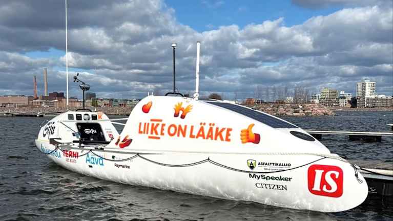 Jari Saarion soutuvene.