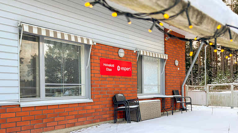 Esperin hoivakoti Otso julkisivu.