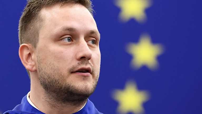 Grönlannin pääministeri Jens-Frederik Nielsen.