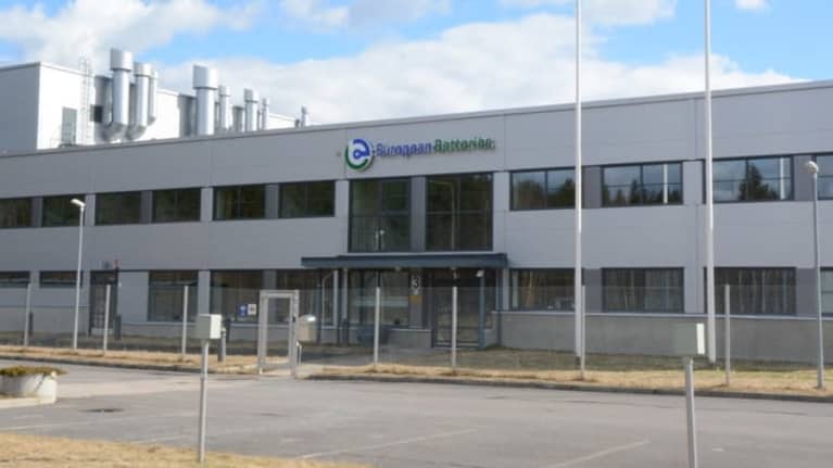 Varkauden akkutehdas vuonna 2015