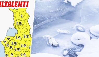 Talven pakkasennätys sai hyytävää kyytiä: -42,3 astetta