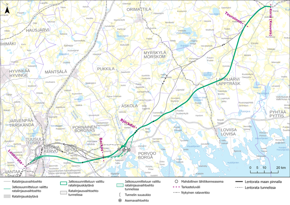 Itäradan ympäristövaikutusten arvioinnista (YVA) pyydetään mielipiteitä | Lupa