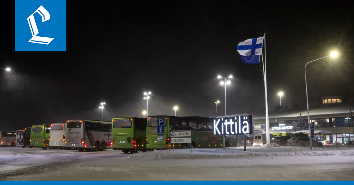 Kittilän lentoaseman kaikki lennot peruttu pakkasten vuoksi myös sunnuntaina