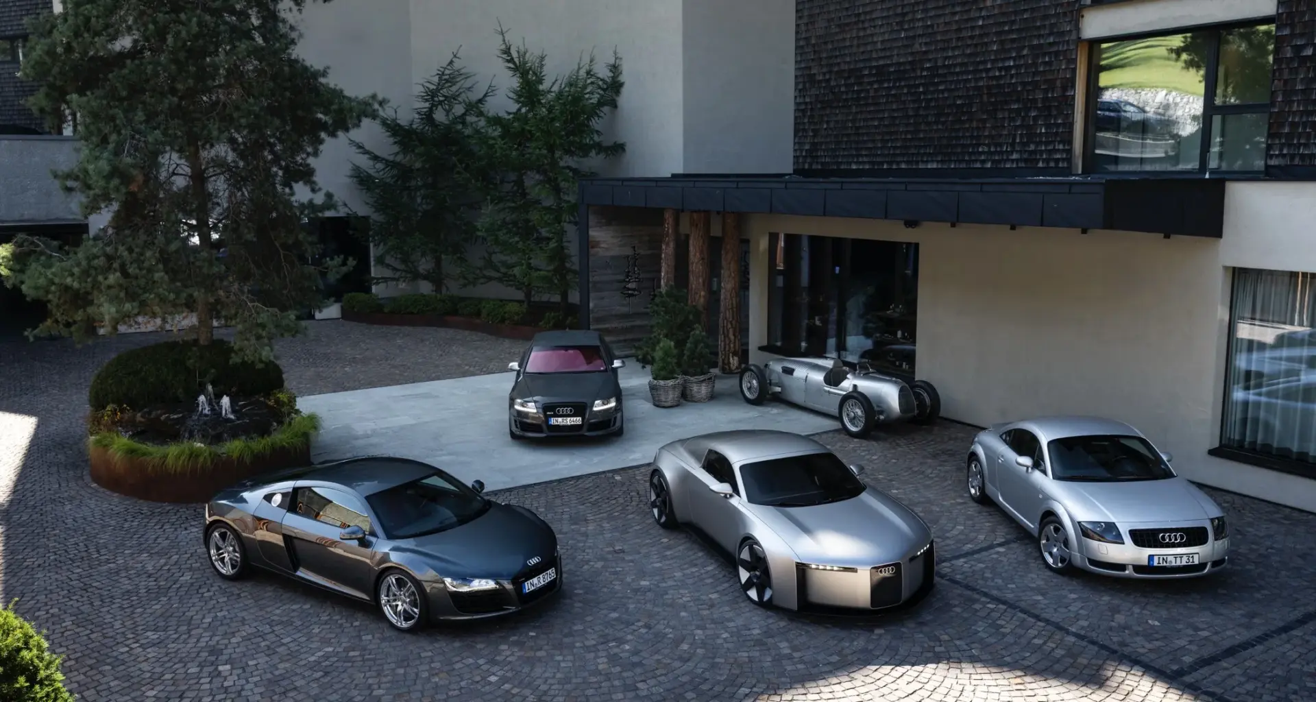 Audi Concept C ympärillään mm. Audi TT