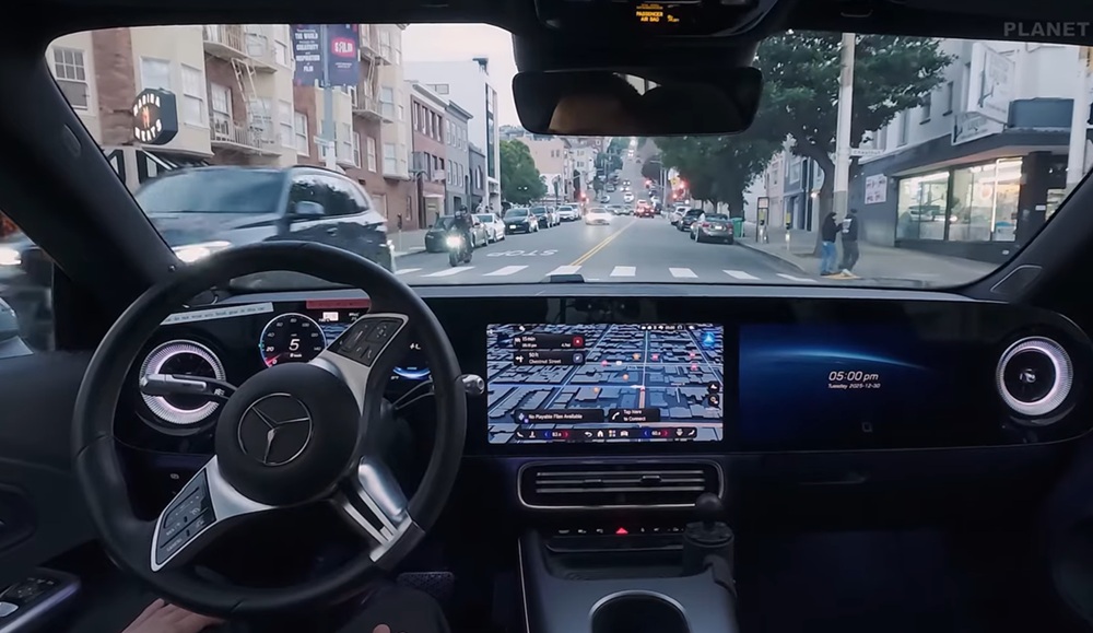 Mercedes Benz autonominen ajaminen Nvidia