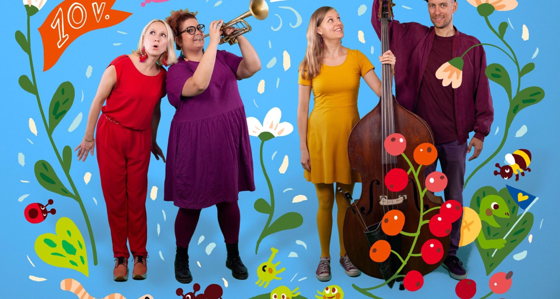 Pikku Papun Aakkoset -livekuvituskonsertti Jyväskylässä 24.1.