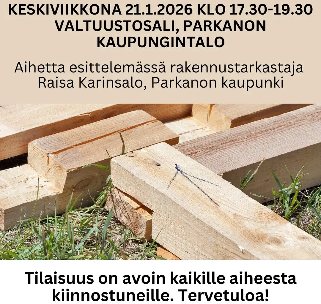 Rakentamislain muutokset - infotilaisuus Parkanossa