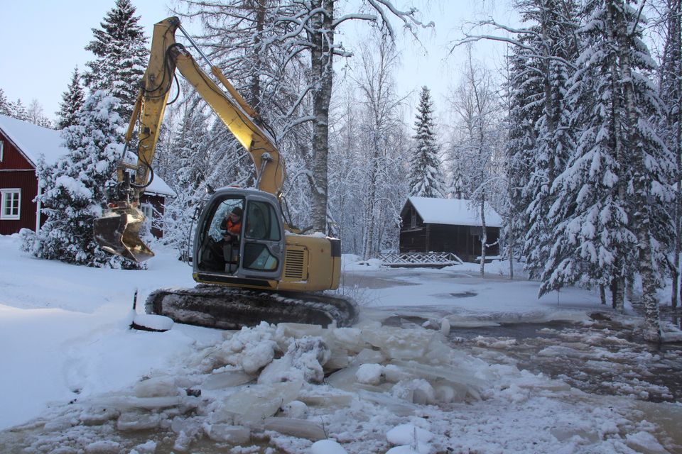 Hyytötulvia esiintyy monissa itäisen Suomen vesistöissä