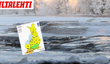 Varoituskartta hehkuu keltaisena – Kohta tulee käänne