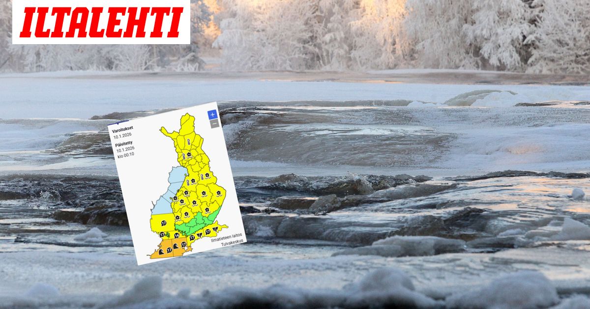 Varoituskartta hehkuu keltaisena – Kohta tulee käänne