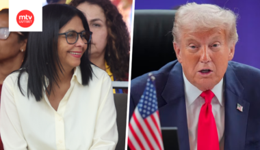 Delcy Rodriguez ja Donald Trump