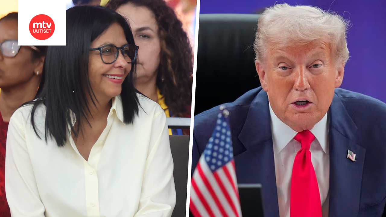 Delcy Rodriguez ja Donald Trump