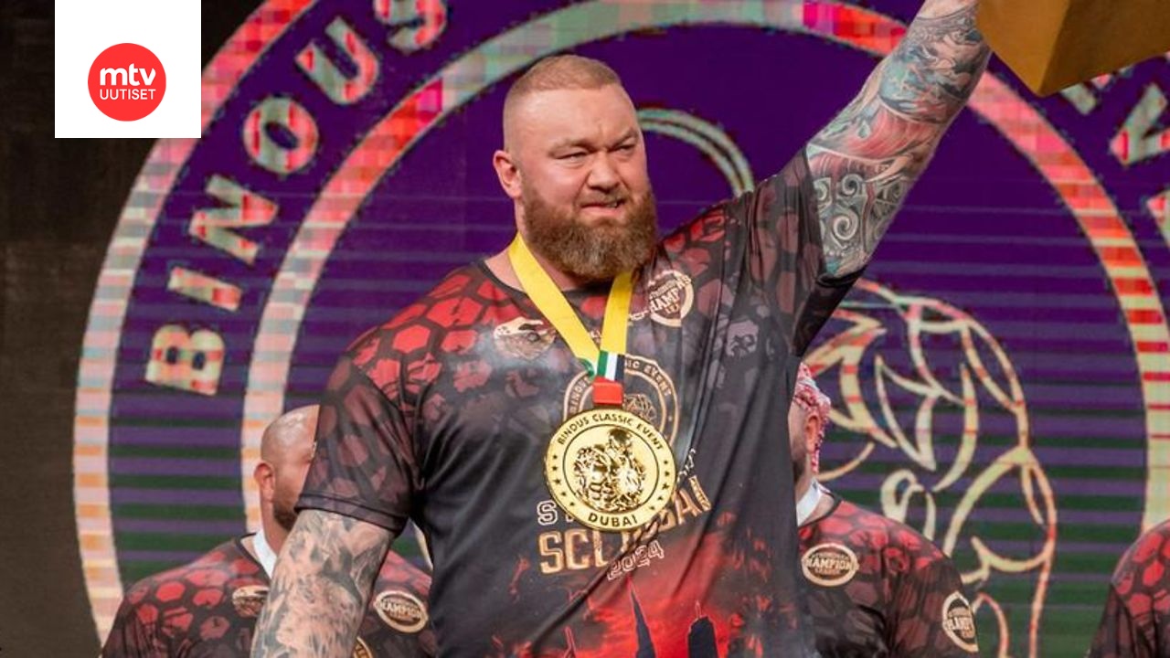 Hafthor Julius Björnssonilla piisaa kokoa ja voimaa.