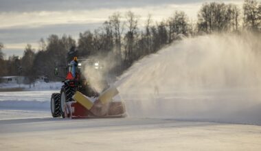 Jäämaratonradan valmistuminen vaatii vielä vahvempaa jääkerrosta