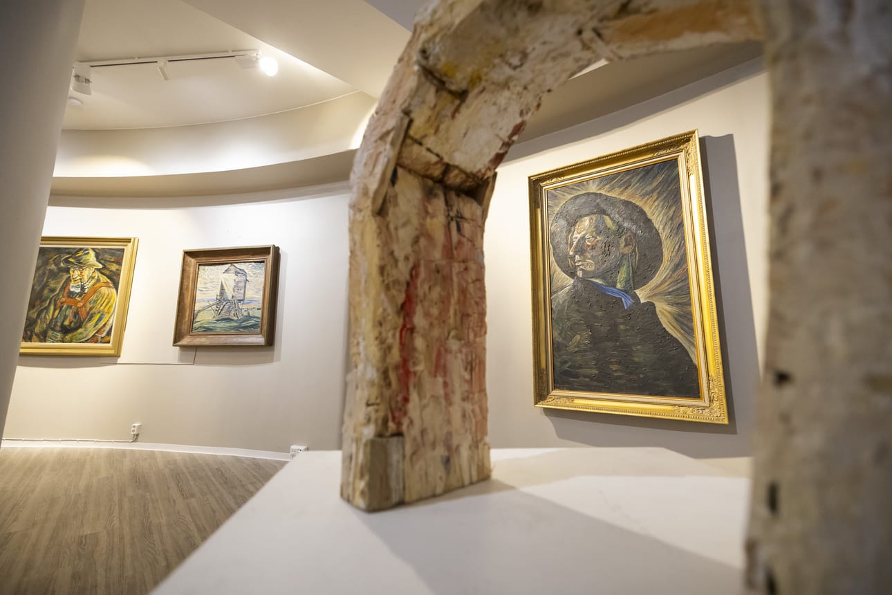 Vilho Lammen suurikokoinen omakuva on vuodelta 1930.