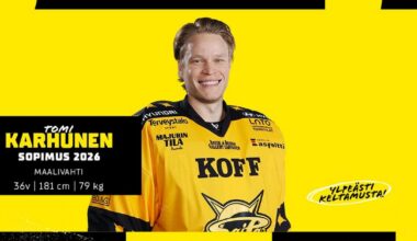 Kari Piiroinen sivussa useita viikkoja, SaiPan maalivahtiosasto vahvistuu Tomi Karhusella