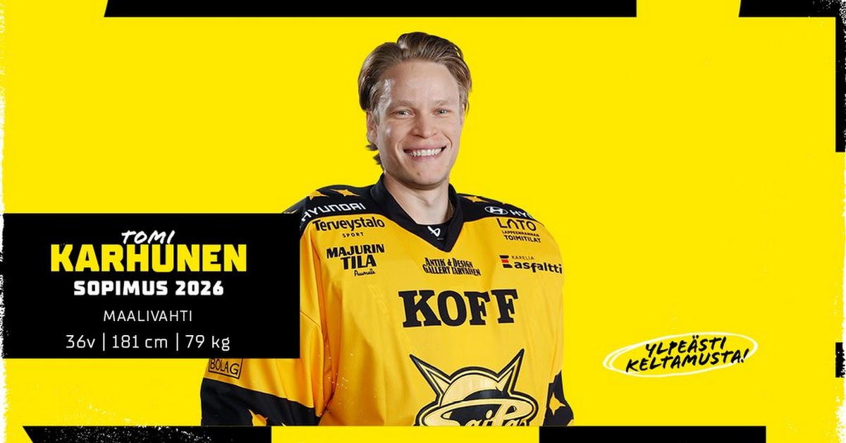 Kari Piiroinen sivussa useita viikkoja, SaiPan maalivahtiosasto vahvistuu Tomi Karhusella